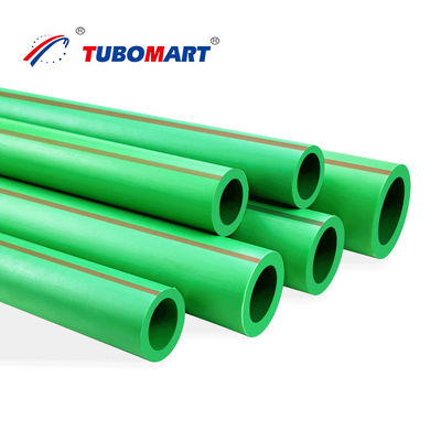20mm - 110mm أنابيب PPR الخضراء البلاستيكية البولي بروبلين PPR أنابيب السباكة