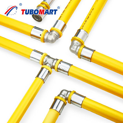 1/2 بوصة مقاومة لتسرب Pex Press Fittings أنابيب النحاس Press Fittings للمعدات الصحية