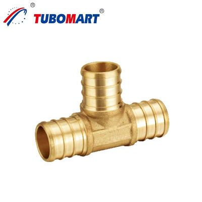 أدوات التوصيل الخالية من الرصاص Pex Crimp Fittings Brass Crimp Fittings السباكة لأنظمة إمدادات المياه