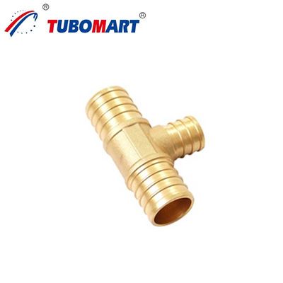 أجهزة الضغط العالي لـ Pex Crimp Fittings 200 Psi أجهزة التوصيل النحاسية لـ Crimp Fittings