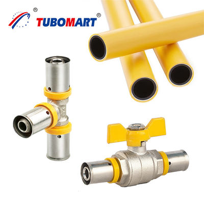 النحاس GAS PEX AL PEX أجهزة الضغط للأنابيب لتحديد المخصصات OEM OEM معتمد من قبل ISO