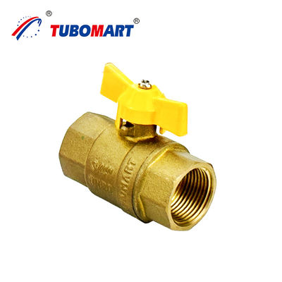 صانع OEM TUBOAMRT المصنع HPB58-3A صمام الكرة النحاسية لنظام الغاز