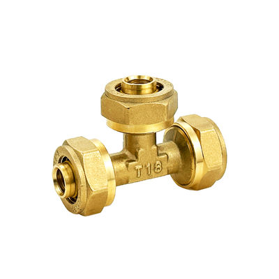 OEM النحاس الضغط الكوع الذكور الاتصال Pex-al-pex الإضافات لأنابيب المياه الساخنة والباردة متعددة الطبقات