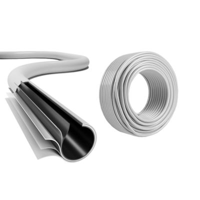 المقاومة للأشعة فوق البنفسجية PEX AL PEX مقاومة الأنابيب السباكة متعددة الطبقات أنابيب HDPE بيضاء PEX AL PEX 5 طبقات أنابيب الغاز