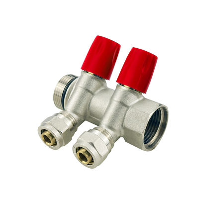 مصنع OEM 2-6ways حجم مخصص النحاس بيكس متعدد الأجزاء لتسخين الأرضية المياه وسائل الإعلام