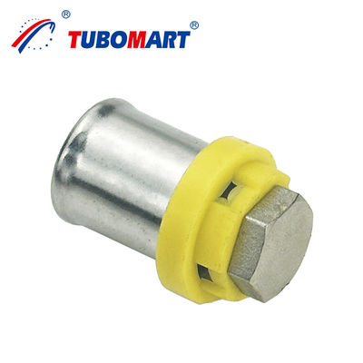 PEX متوافقة Pex Press Fittings في لون النحاس الطبيعي مع شهادة CE تخصيص