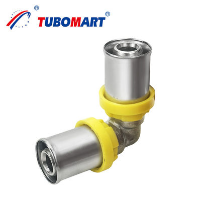الجودة الجيدة من نوع TH مصابيح الصحافة النحاسية المعتمدة على ISO9001 Pex Al Pex Press Fittings للنظام الغازي