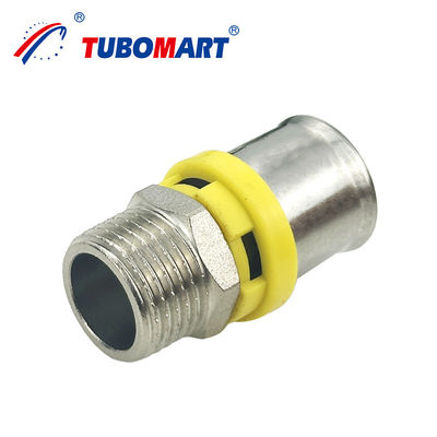 Tubomart النحاس HPb 58-3A أو DZR النحاس CW 602N Pex Al Pex ضغط الأنابيب مناسبة لإعادة الاستخدام وصديقة للبيئة