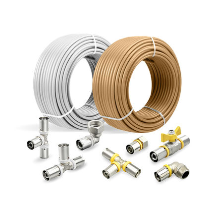 أنابيب السباكة والغاز من Tubomart نظام الأنابيب البلاستيكية المركبة أنابيب المياه أنابيب Pex Al Pex المرنة
