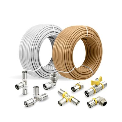 أنابيب السباكة PEX Al PEX البلاستيكية بالجملة المخصصة لتدفئة الأرضيات، غاز، Pex Al Pex، مركبة 16-32 مم