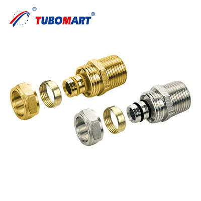 نظام الغاز / المياه Pex Al Pex ضغط أنابيب السباكة الصلبة الضغط النحاس الاتحاد التركيب مع عمر طويل